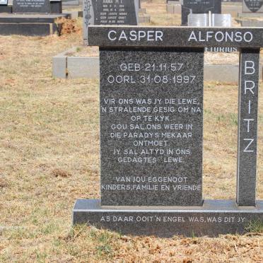 BRITZ Casper Alfonso 1957-1997