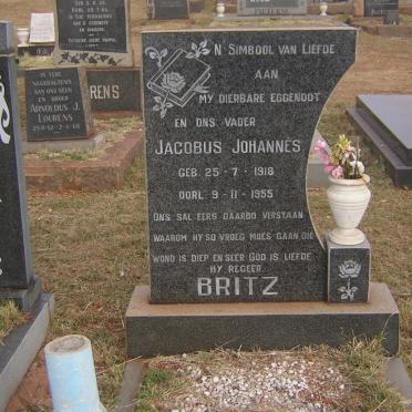 BRITZ Jacobus Johannes 1918-1955