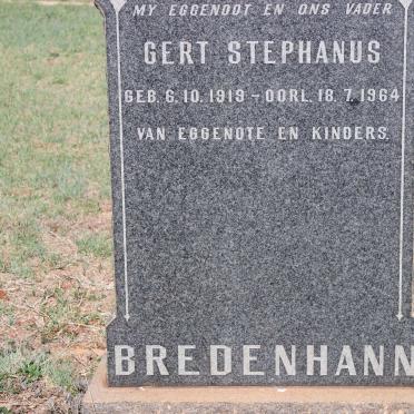 BREDENHANN Gert Stephanus 1919-1964