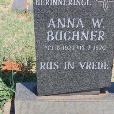 BUCHNER Anna W. 1927-1970