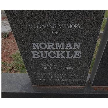 BUCKLE Norman 1943-2006