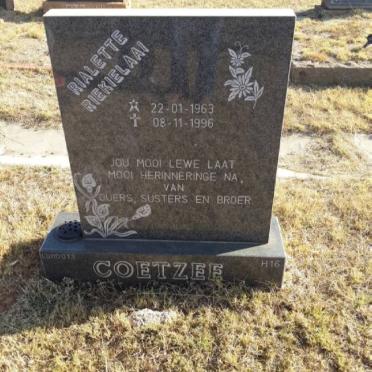 COETZEE Rialette Riekielaai 1963-1996