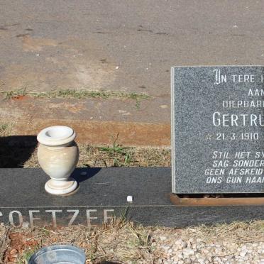 COETZEE Gertruida J.P. 1910-1990