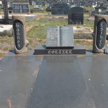 COETZEE Hannes 1943-1973 &amp; Esther