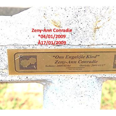 CONRADIE Zeny-Ann 2009-2009