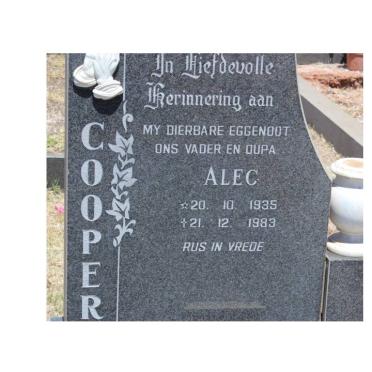 COOPER Alec 1935-1983