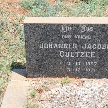 COETZEE Johannes Jacobus 1887-1971