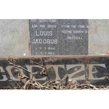 COETZEE Louis Jacobus 1944-1984