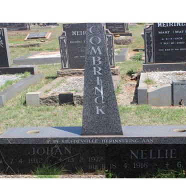 COMBRINCK Johan 1912-1972 &amp; Nellie 1916-1979