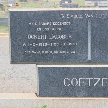 COETZEE Ockert Jacobus 1926-1973