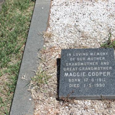 COOPER Maggie 1912-1990