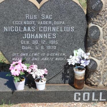 COLLINS Nicolaas Cornelius Johannes 1915-1970 &amp; Magrietha Jacoba Petronella 1921-1972