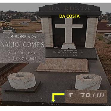COSTA Inacio Gomes, da 1919-1995