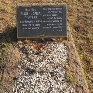 COETSER Elsie Sophia nee NORTJE 1896-1950