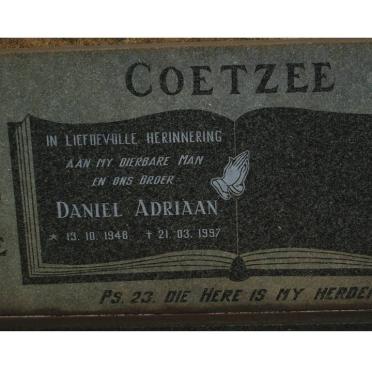 COETZEE Daniel Adriaan 1948-1997