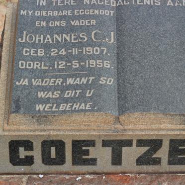 COETZEE Johannes C.J. 1907-1956