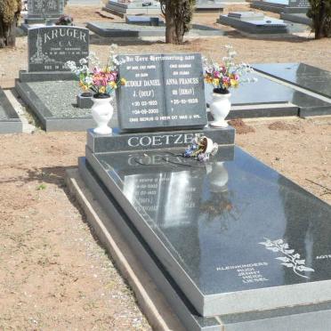COETZEE Rudolf Daniel J. 1923-2003 &amp; Anna EKMAN 1928-