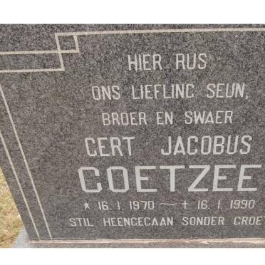COETZEE Gert Jacobus 1970-1990