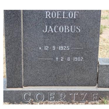 COERTZE Roelof Jacobus 1925-1982