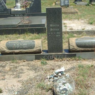 COETZEE Stephanus Petrus 1881-1937 &amp; Johanna Elizabeth 1892-1973 :: COETZEE Martin Petrus 1912-1926