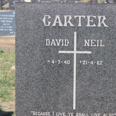 CARTER David Neil 1940-1962