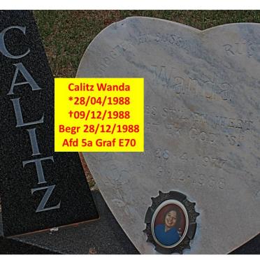 CALITZ Wanda 1977-1988