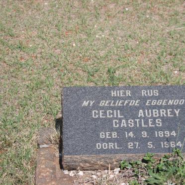 CASTLES Cecil Aubrey 1894-1964