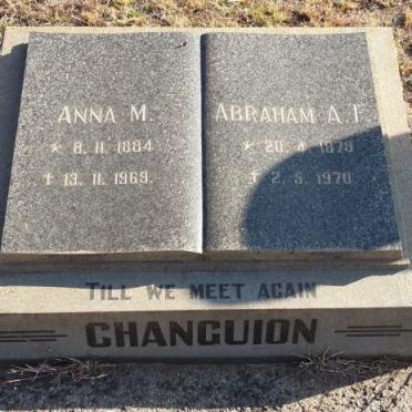 CHANGUION Abraham A.F 1879-1970 Anna M. 1884-1969