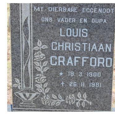 CRAFFORD Louis Christiaan 1900-1981