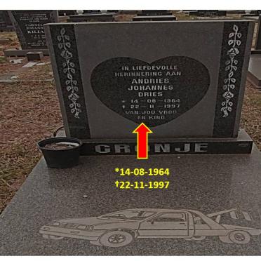 CRONJE Andries Johannes 1964-1997