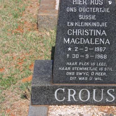 CROUS Christina Magdalena 1967-1968