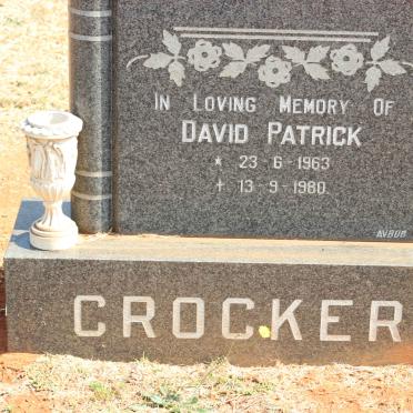 CROCKER David Patrick 1963-1980