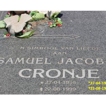 CRONJE Samuel Jacobus 1936-1999