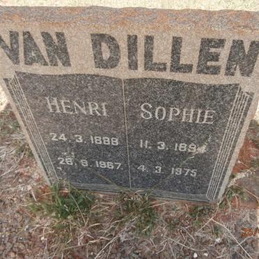 DILLEN Henri, van 1888-1967 &amp; Sophie 1894-1975