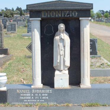 DIONIZIO Manuel Rodrigues 1948-1974
