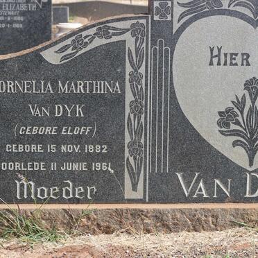 DYK Thomas Andreas, van 1881-1973 &amp; Cornelia Marthina ELOFF 1882-1961