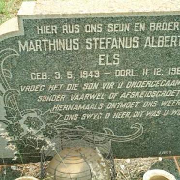 ELS Marthinus Stefanus Albertus 1943-1961