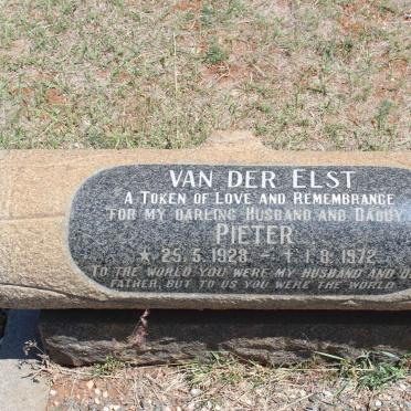 ELST Pieter, van der 1928-1972
