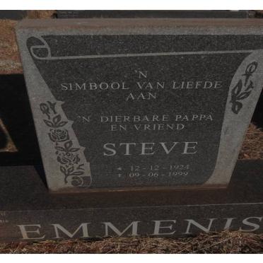 EMMENIS Steve 1924-1999