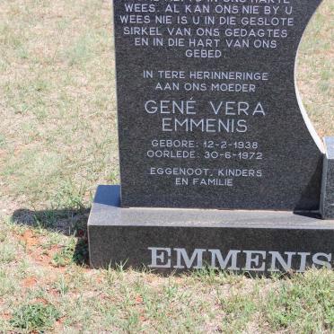 EMMENIS Gené Vera 1938-1972