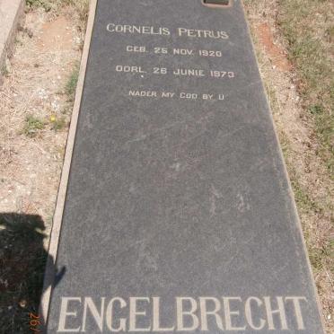 ENGELBRECHT Cornelis Petrus 1920-1973