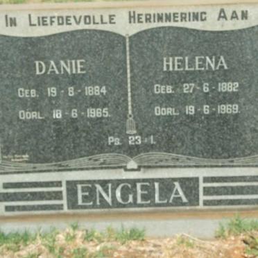 ENGELA Danie 1884-1965 &amp; Helena 1882-1969
