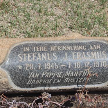 ERASMUS Stefanus J. 1945-1970