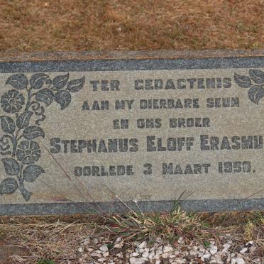 ERASMUS Stephanus Eloff -1950