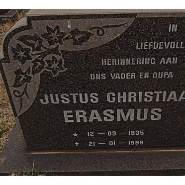 ERASMUS Justus Christiaan 1935-1999