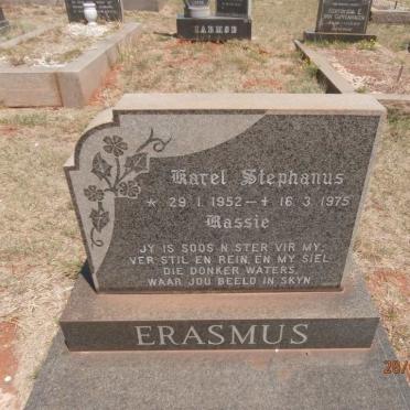 ERASMUS Karel Stephanus 1952-1975