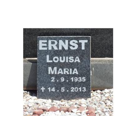 ERNST Louisa Maria 1935-2013