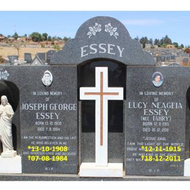 ESSEY Joseph George 1908-1984 &amp; Lucy Neageia FAHRY 1915-2011