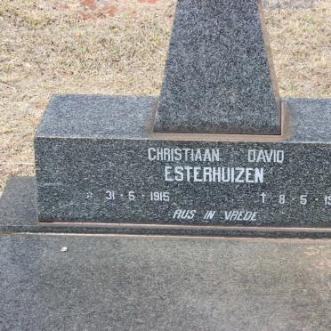 ESTERHUIZEN Christiaan David 1915-1977
