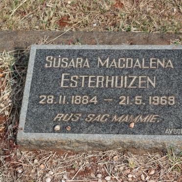 ESTERHUIZEN Susara Magdalena 1884-1969